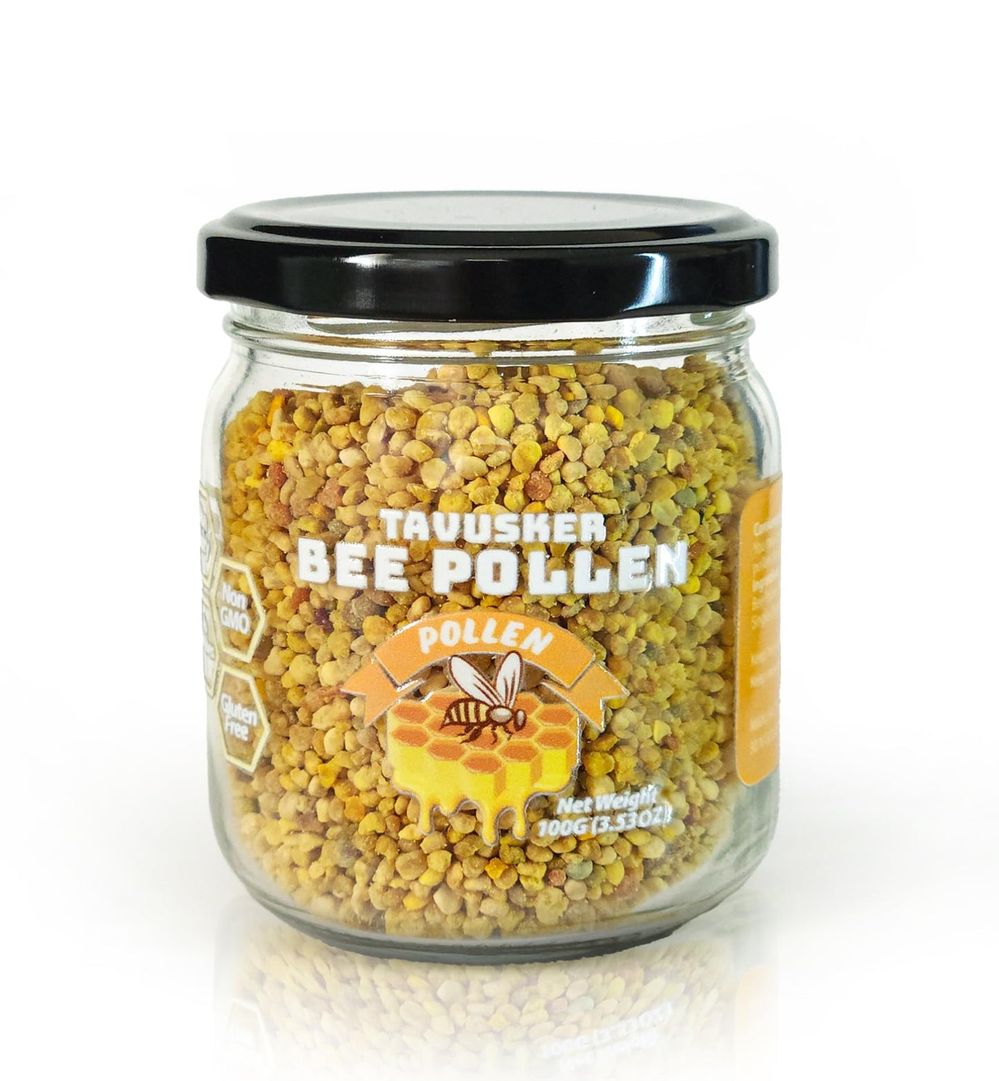 Tavusker 100% Raw Bee Pollen Granules, Natural Honey Bee Pollen for Breast Growth, Beekeeper's Superfood
